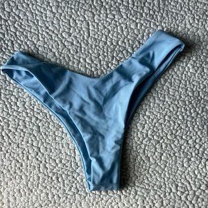 Light blue cheeky swimsuit bottoms